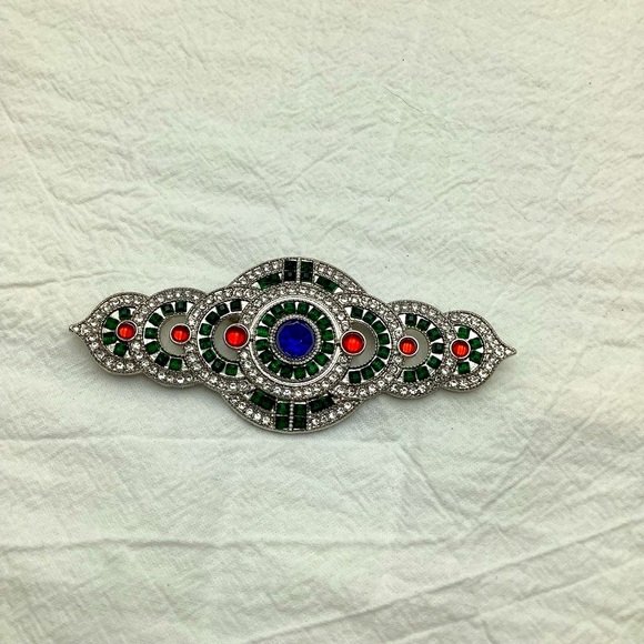 Victorian Inspired Bar Brooch - Picture 2 of 3